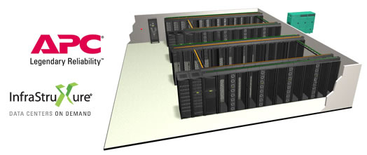 The InfraStruXure© datacenter solution provided by APC